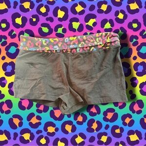 Colorful cheetah print foldovers